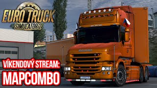 POZVÁNKA NA VÍKENDOVÝ STREAM ETS2 MAPCOMBO! | Euro Truck Simulator 2 Map Combo Multiplayer