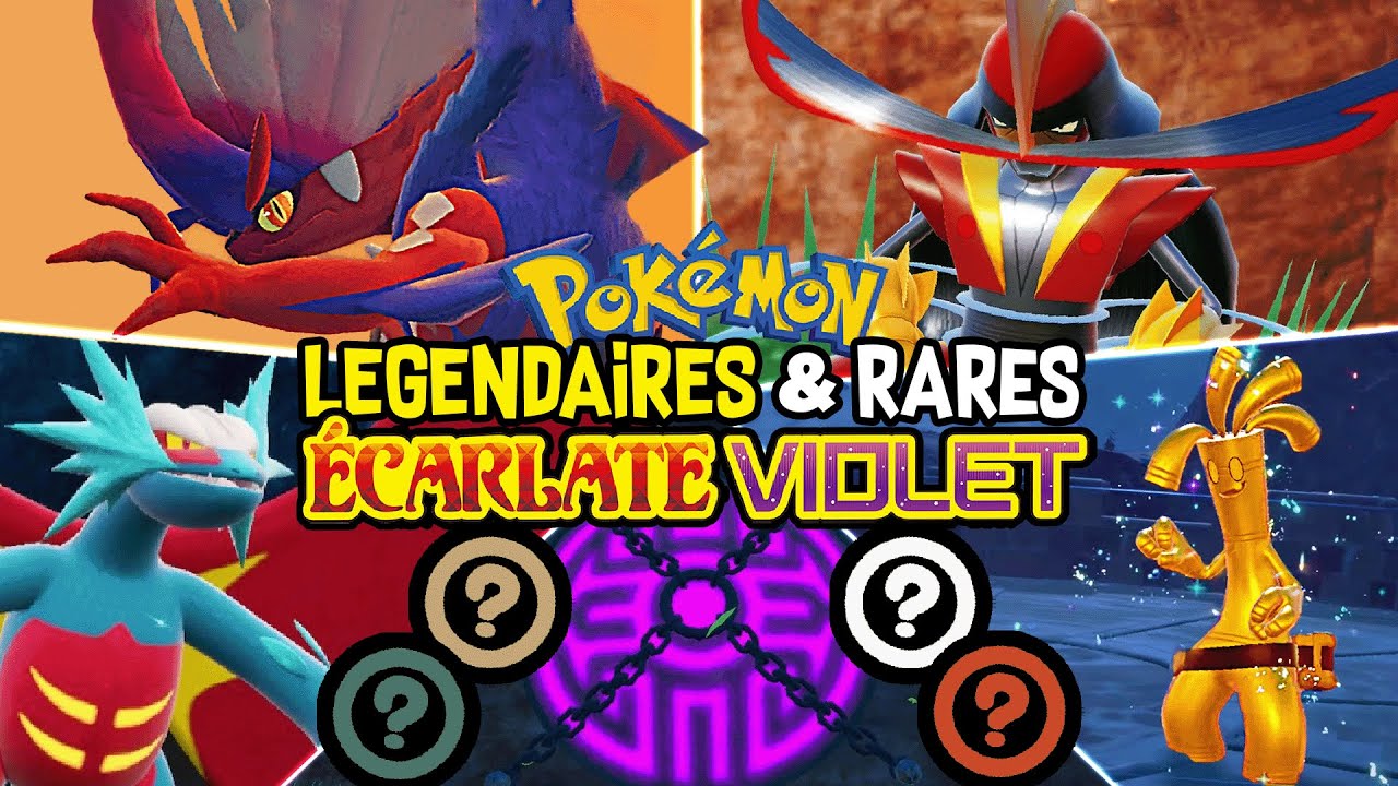 LÉGENDAIRES & ULTRA RARES de POKÉMON ÉCARLATE VIOLET ♦