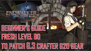 Final Fantasy XIV - Fresh Level 90 to Patch 6.3 Gear Easiest Way