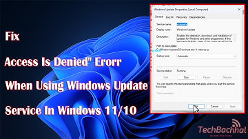 Fix "Access Is Denied" Error When Using Windows Update Service In Windows 11/10