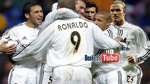 Real Madrid Galacticos Football Circus vs Atletico Madrid 2003 ● A Real Show ●
