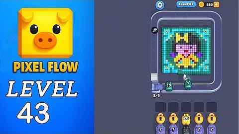 Pixel Flow Level 43 Walkthrough
