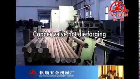 full automatic brass valve hot forging die casting machine
