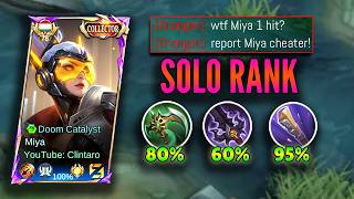 NEW META! MIYA BEST ATTACK SPEED BUILD + FIGHTER EMBLEM 2026! BYE BYE HANABI | MLBB
