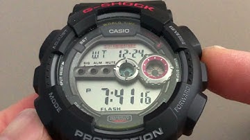 G-Shock Flash Alert Mode / FA Setting / Light Setting / Casio G-shock GD 100