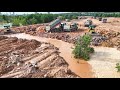 Connect The Land And Complete The Land, Bulldozer And 25T Dump Trucks