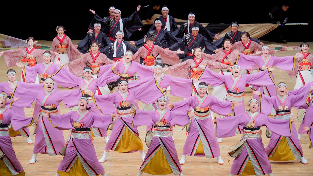 [4K] 粟津おすえべ花吹雪　ファイナル審査『準大賞』　YOSAKOIソーラン日本海 加賀会場 2019　2日目 (中央)