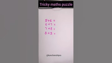 tricky maths puzzle #math #brainteaser #mathspuzzles #mathspuzzle #shorts #puzzle