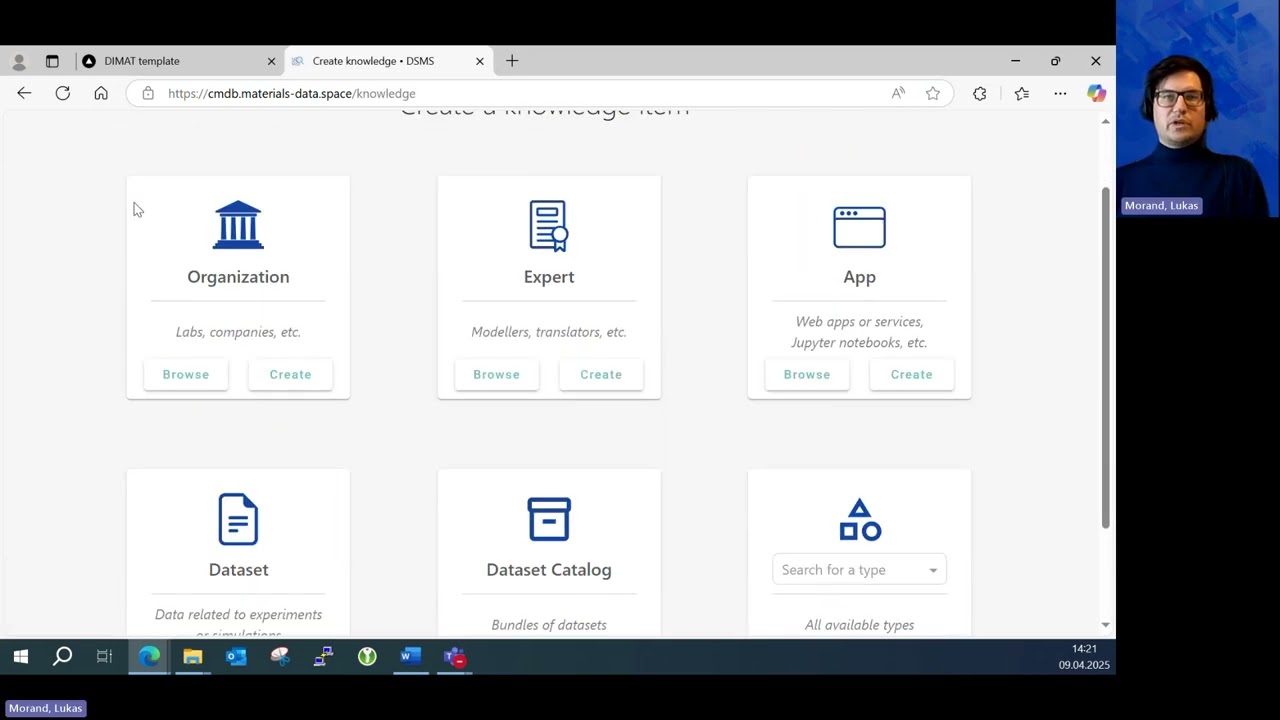 DiMAT Cloud Materials Database – DiCMDB