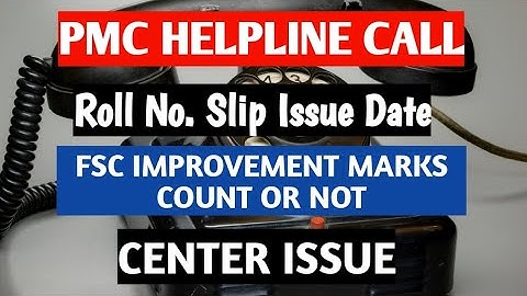 MDCAT 2022 Roll no slip | PMC Call.
