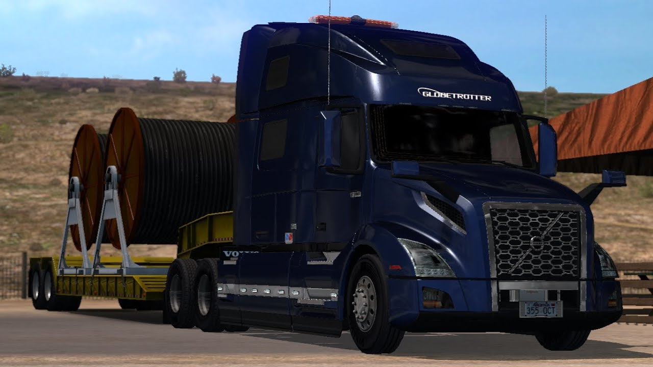 1.28 km to miles [1.29] American Truck Simulator | Volvo VNL 2018 | Mods