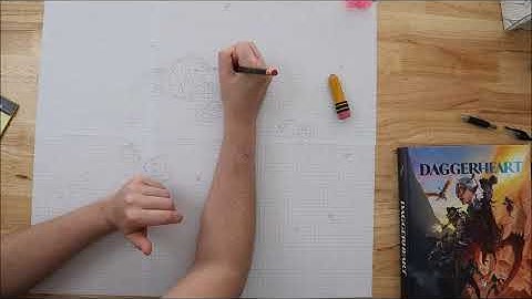 Rolling Worlds: Drawing a Daggerheart TTRPG Map from Scratch Pt. 2