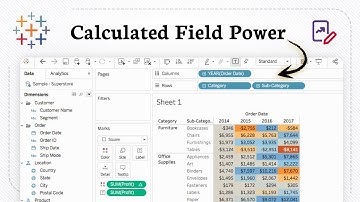 Een berekend veld in Tableau aanmaken (metrische precisie)