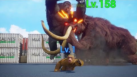 Age Of Apes Ads Review All Levels Part 35:Giant Ape vs. Mammoth