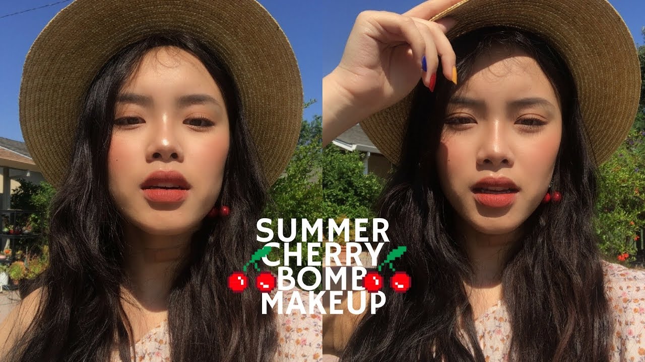 SUMMER CHERRY BOMB MAKEUP Hyulari YouTube