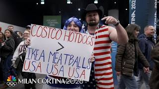 Best, funniest and weirdest fan signs across the 2026 Milan Cortina Olympics | NBC Sports