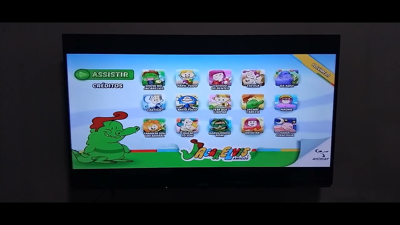 MENU DVD: Jacarelvis & Amigos Vol.1 - #EPISÓDIO ● ((ANO: 2014 - 15 Clipes))