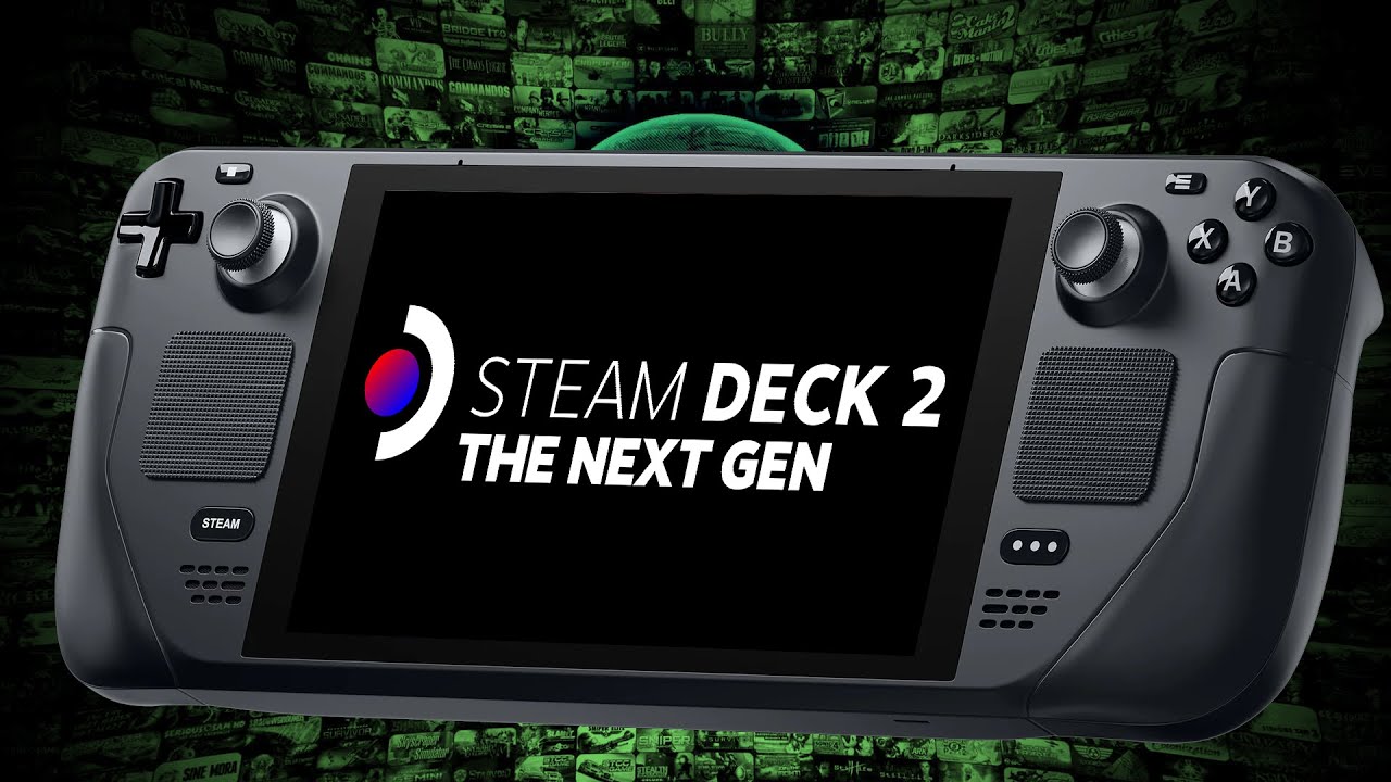 Mockup Steam Deck 2 dengan desain baru dan dukungan Sony