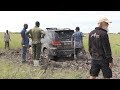 Driving on slick earth roads • Expedition truck • World tour