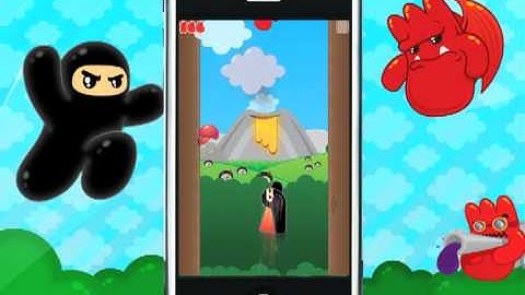 Ninjatown Trees of Doom video game trailer iPad iPhone iPod