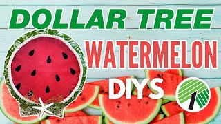 13 Watermelon Dollar Tree DIYS to Celebrate the Sweetness of Summer! Crafty Beach