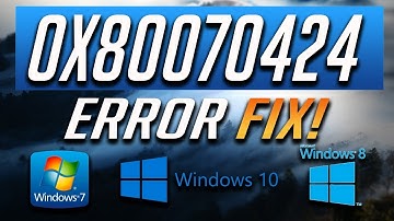 Fix Windows Update Error 0x80070424 in Windows 10/8/7 [3 Solutions] 2025