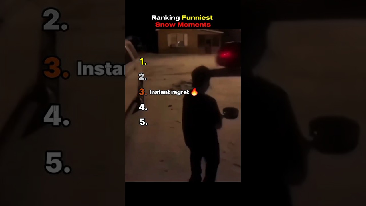 Ranking Funniest Snow Moments 🌨