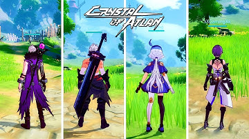 Crystal of Atlan - All Characters Skills & Attack Animation (Android/iOS)