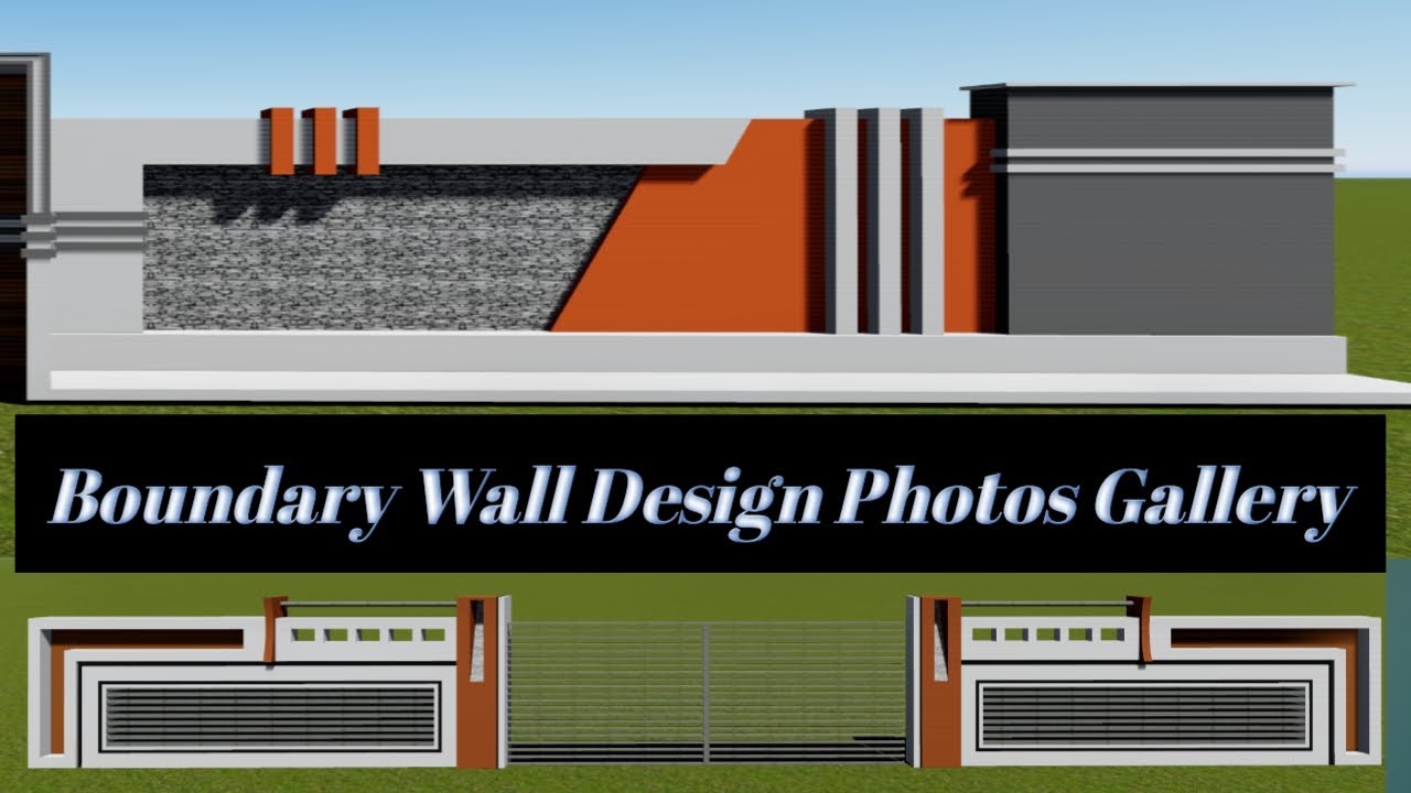 Boundary Wall Design Photos Gallery