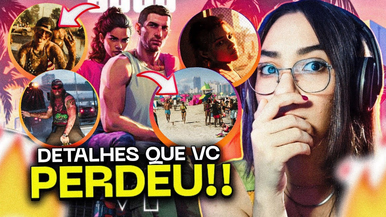 esse trailer tá absurdo!! GTA 6 - DETALHES QUE PASSARAM DESPERCEBIDOS NO TRAILER! REACT