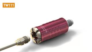Function WEH® TW111 with inline media inlet, high pressure (red)