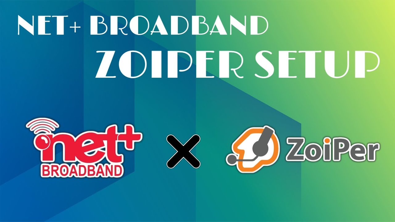 Net+ (Netplus) Broadband Voice Setup With Zoiper - YouTube