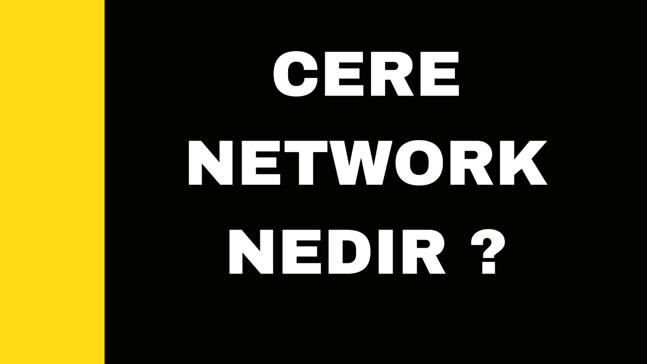 What is Cere Network? #CERE #cerenetwork - YouTube