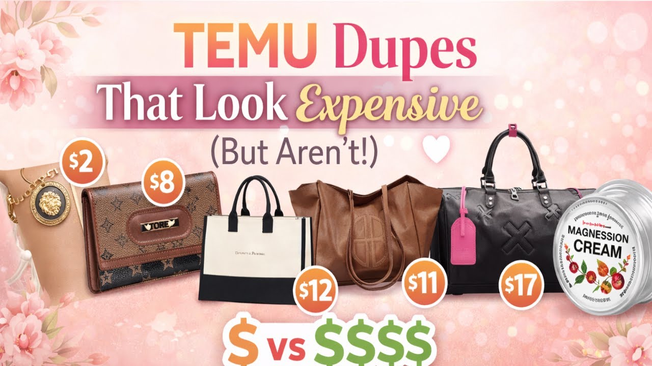 TEMU Dupes That Look Expensive (But Aren’t!) | Cozy Budget Finds