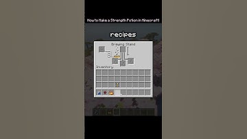 Quick & Easy Minecraft Strength Potion tutorial