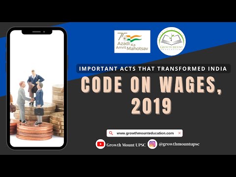 Code on Wages, 2019 | Lecture 46 | Dhruv Jani