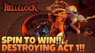 Broken Build? Double Knives MELT the Act 1 Boss! | Hellclock