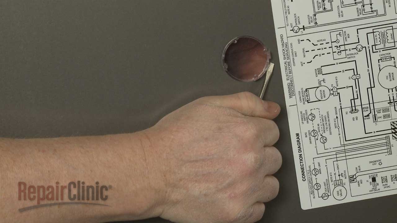 Payne Furnace Sight Glass Replacement #323018-201 - YouTube