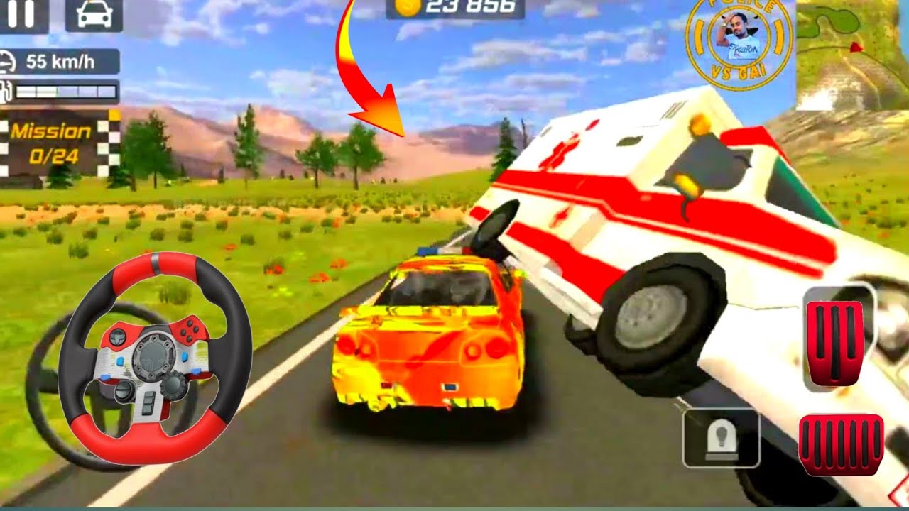 police vs gari game 1887 police Drift Gari Driving Android Gameplay