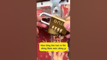 Ổ khóa mật khẩu chống trộm, tiện dụng nhiều kích cỡ.