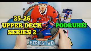 Druhý box! 🔥 2025-26 Upper Deck SERIES 2 Hobby Box! Hokejové kartičky NHL! Unboxing!