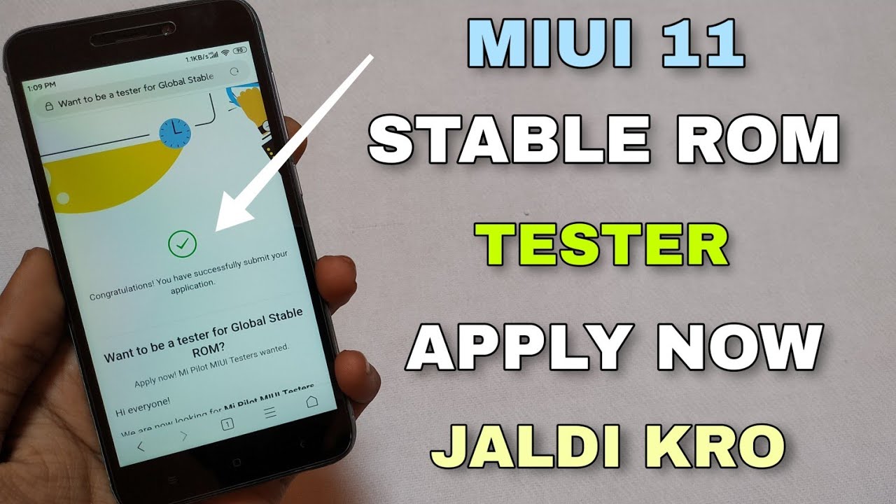 MIUI 11 Join Global Stable Tester Programme | Get First Miui 11 Stable Update | APPLY NOW