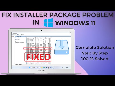 How to Fix Windows 11 Installer Package Problem