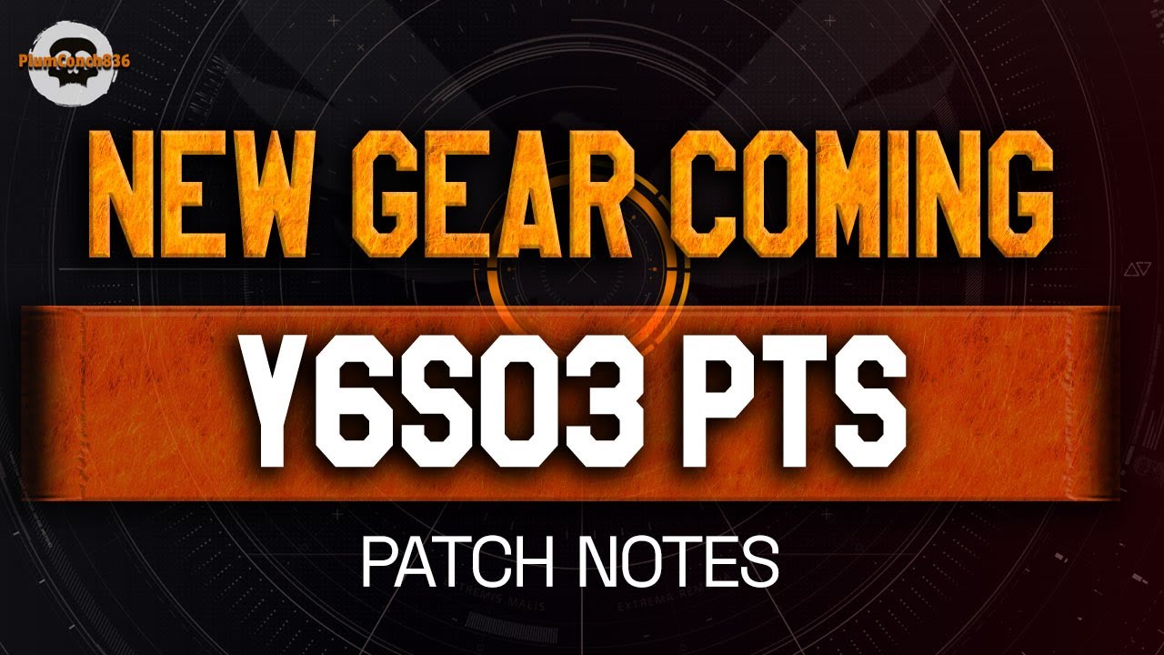 BIG NEWS! NEW EOXTICS, GEAR & GUNS! Y6S03 PTS Patch Notes! The Division 2 