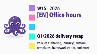 [W15/26] Q1/2026 delivery summary