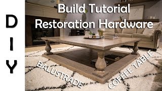 Written Instructions: https://www.paultrandiy.com/diy-restoration-hardware-balu...coffee-table/ I was inspired to make this ...