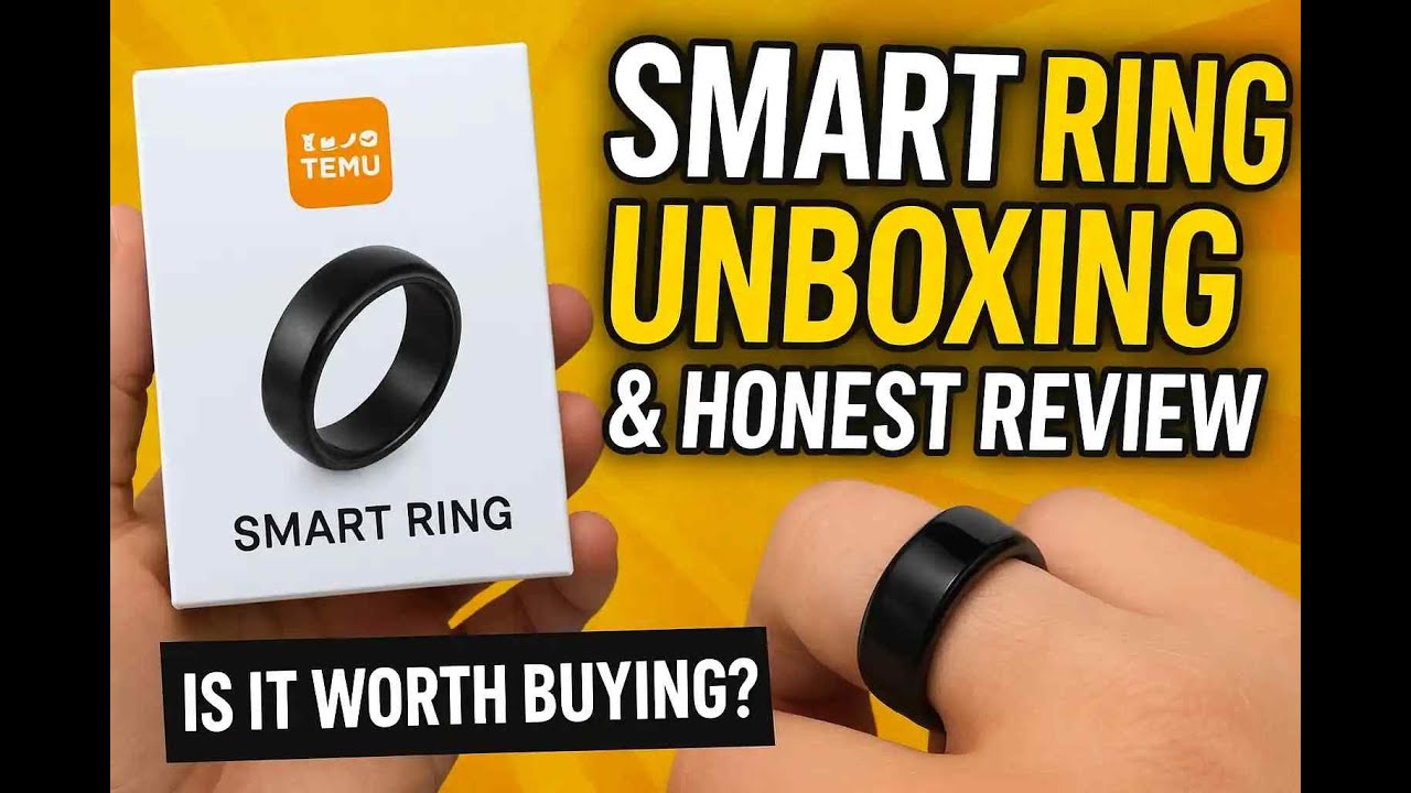 Temu Smart Ring Unboxing & Honest Review | Is It Worth Buying? 