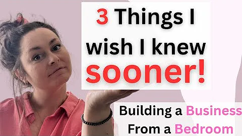 3 Things I Wish I Knew Before Starting to Build a Business!