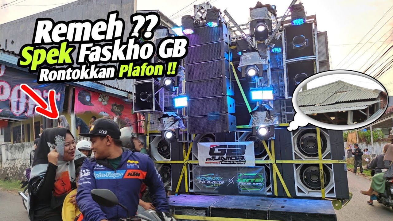 Anak Bandel Faskho, GB Audio Baru Bunyi Rontokkan Plafon❗ Karnaval Tegalweru Dau