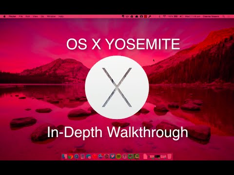 Mac OS X Yosemite (10.10) Full In-Depth Walkthrough [PART 1]